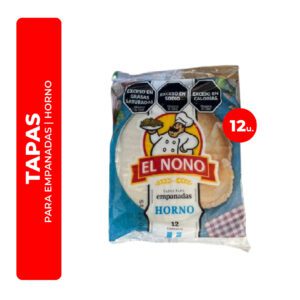 TAPAS PARA EMPANADAS HORNO EL NONO 12U
