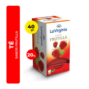 TÉ LA VIRGINIA SABOR FRUTILLA 20U
