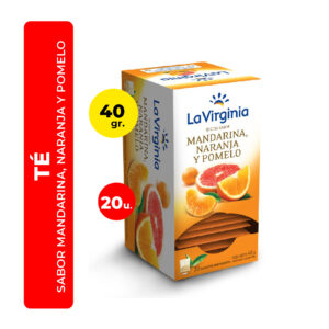 TÉ LA VIRGINIA SABOR MANDARINA, NARANJA Y POMELO 20U