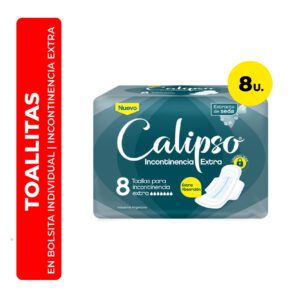 TOALLITAS FEMENINAS INCONTINENCIA EXTRA CALIPSO 8U