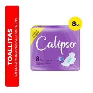 TOALLITAS FEMENINAS NOCTURNA CALIPSO 8U
