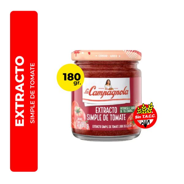 EXTRACTO SIMPLE DE TOMATE LA CAMPAGNOLA 180G