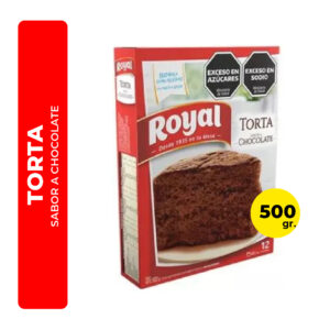 TORTA SABOR A CHOCOLATE ROYAL 500G