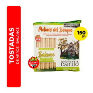 TOSTADAS DE ARROZ BALANCE CARILÓ 150G
