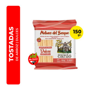 TOSTADAS DE ARROZ DULCES CARILÓ 150G