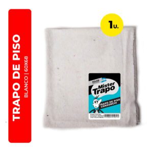 TRAPO DE PISO BLANCO 60X68 MISTER TRAPO