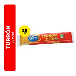 TURRÓN DE MANÍ ARCOR 25G