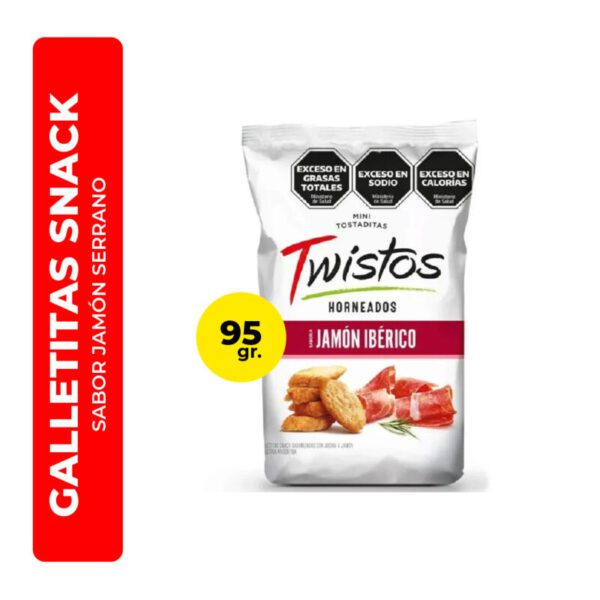 TWISTOS SABOR JAMÓN SERRANO 95G