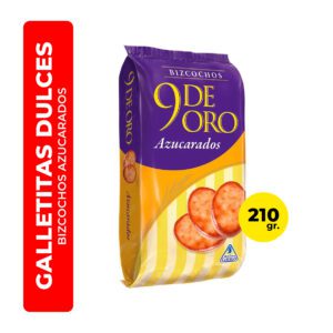 GALLETITAS 9 DE ORO AZUCARADAS 200G