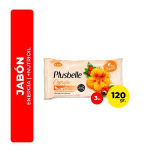 JABON DE TOCADOR ENERGIA+NUTRIOIL PLUSBELLE 3U