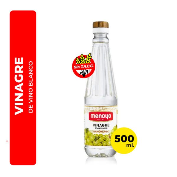 VINAGRE DE VINO BLANCO MENOYO 500ML