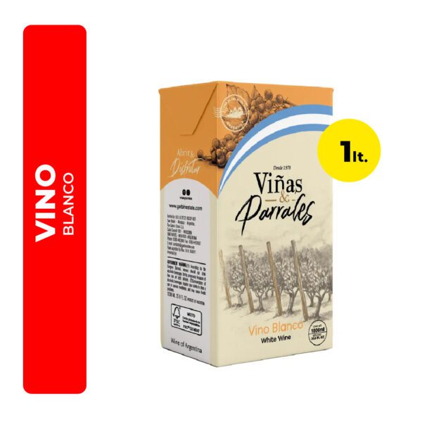 VINO VIÑAS Y PARRALES BLANCO 1L