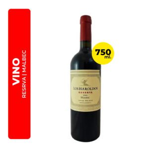VINO LOS HAROLDOS RESERVA MALBEC 750ML