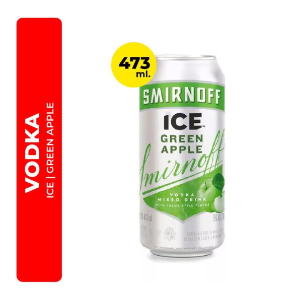 VODKA SMIRNOFF ICE GREEN APPLE 473ML
