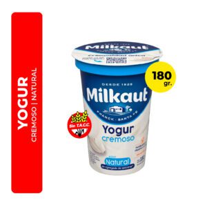 YOGUR MILKAUT NATURAL CREMOSO 180G