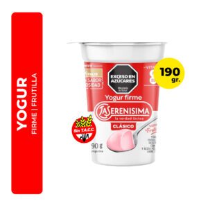 YOGUR FIRME FRUTILLA LA SERENISIMA 190G