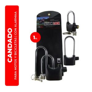 CANDADO GRANDE CON ALARMA ALARM LOCK