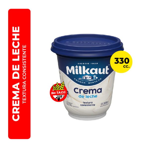 CREMA DE LECHE MILKAUT 330CC