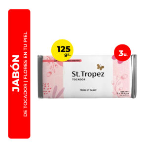 JABÓN DE TOCADOR ST. TROPEZ FLORES EN TU PIEL 3U
