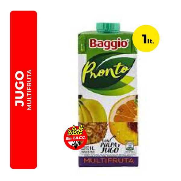 JUGO MULTIFRUTA BAGGIO 1L