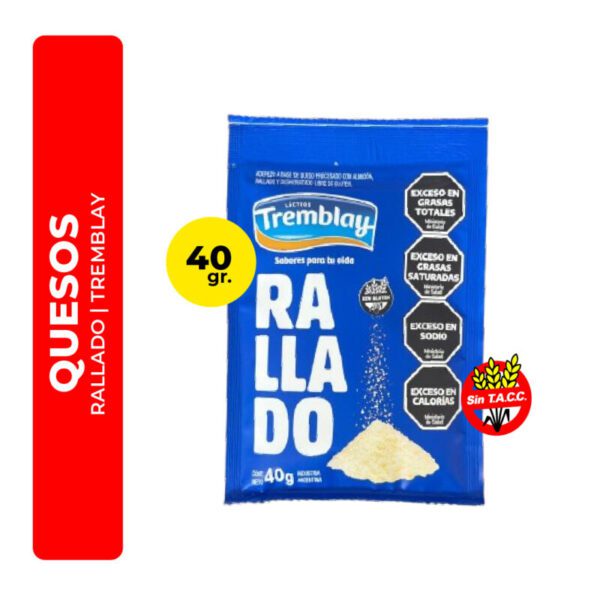 QUESO RALLADO TREMBLAY 40G