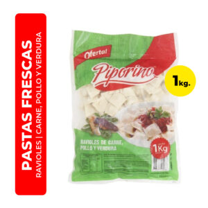 RAVIOLES DE CARNE, POLLO Y VERDURA PIPORINO 1K