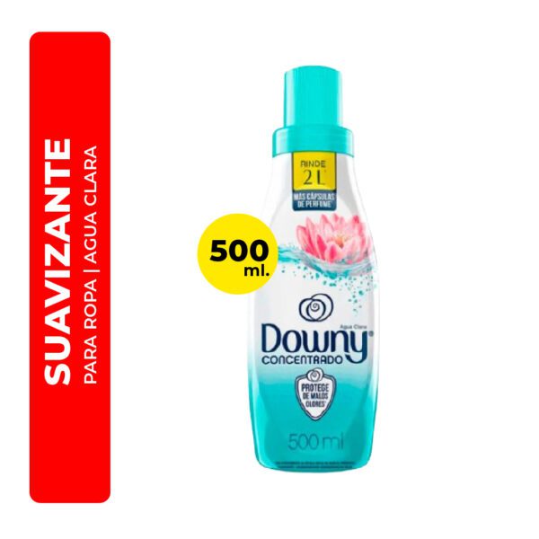 SUAVIZANTE DE ROPA DOWNY AGUA CLARA 500ML