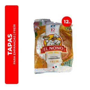 TAPAS PARA EMPANADAS FREÍR EL NONO 12U