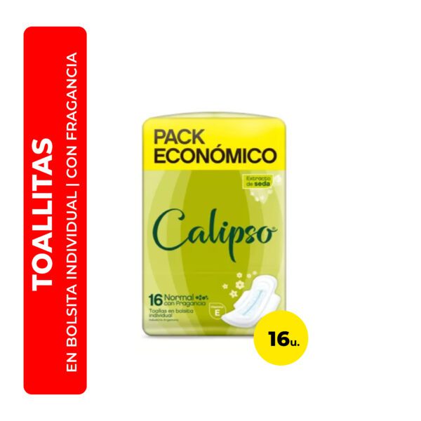 TOALLAS FEMENINAS CALIPSO NORMAL CON FRAGANCIA 16U