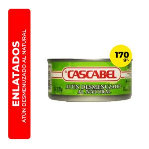ATÚN DESMENUZADO AL NATURAL CASCABEL 170G