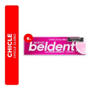 CHICLE BELDENT CHICLE GLOBO 6U