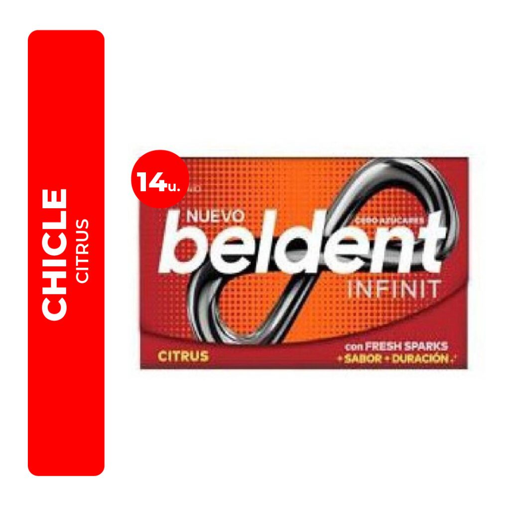 CHICLE BELDENT INFINIT CITRUS 14U - El Ahorro Online