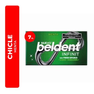 CHICLE BELDENT INFINIT MENTA 7U