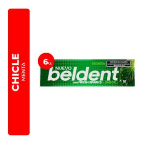 CHICLE BELDENT MENTA 6U