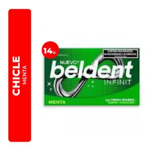CHICLE BELDENT INFINIT MENTA 14U