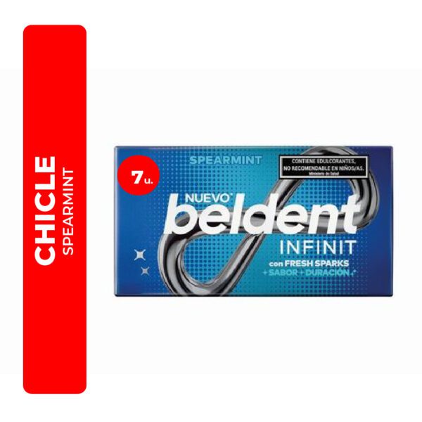CHICLE BELDENT INFINIT SPEARMINT 7U