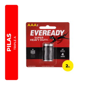 PILAS EVEREADY AAA X2