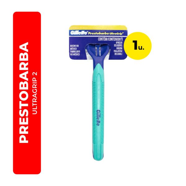 MÁQUINA DE AFEITAR PRESTO BARBA CABEZA MOVIL AZUL 1U