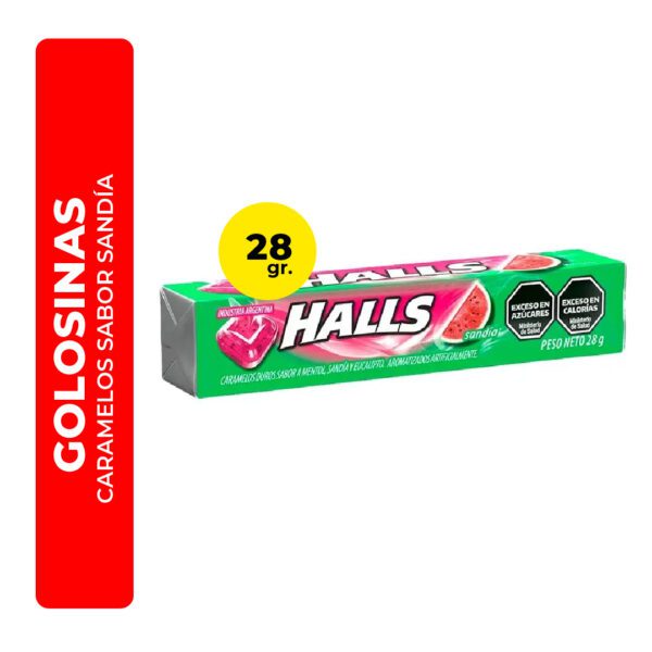 CARAMELOS HALLS SANDÍA 28G