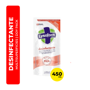 REPUESTO DESINFECTANTE MULTISUPERFICIES LYSOFORM 450CC