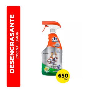 DESENGRASANTE MR MUSCULO PLATINUM COCINA LIMÓN 650ML