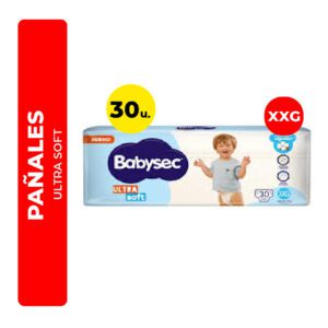 PAÑALES ULTRA SOFT XXG BABYSEC 30U