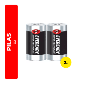 PILAS EVEREADY D2 X2