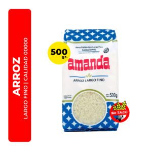 ARROZ LARGO FINO AMANDA 500G