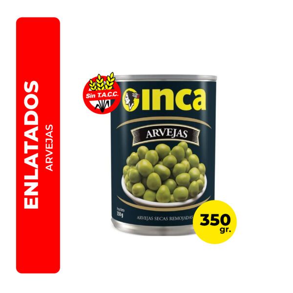ARVEJAS SECAS REMOJADAS INCA 350G