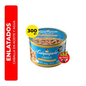 CABALLA EN ACEITE Y AGUA LA CAMPAGNOLA 300G
