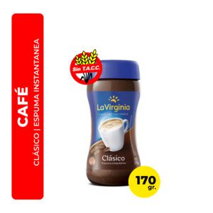 CAFÉ INSTANTANEO LA VIRGINIA CLÁSICO 170G