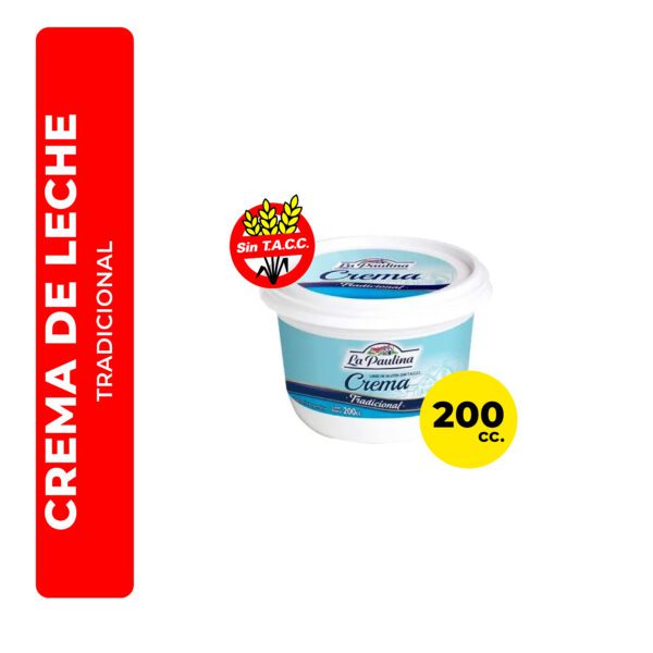 CREMA DE LECHE LA PAULINA 200CC
