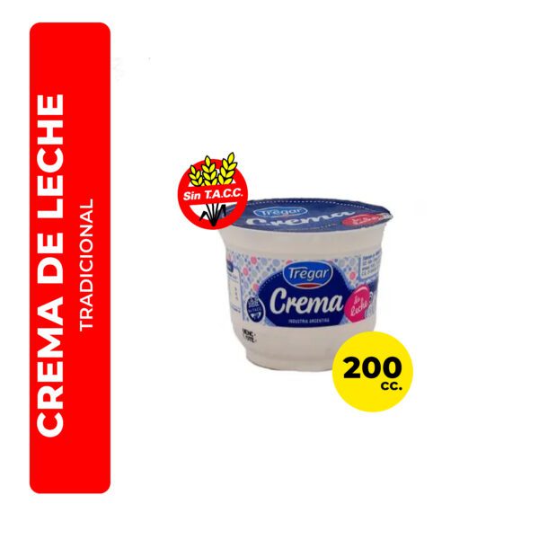 CREMA DE LECHE TREGAR 200CC