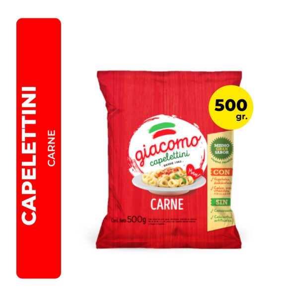 CAPELETTINI GIACOMO CARNE 500G